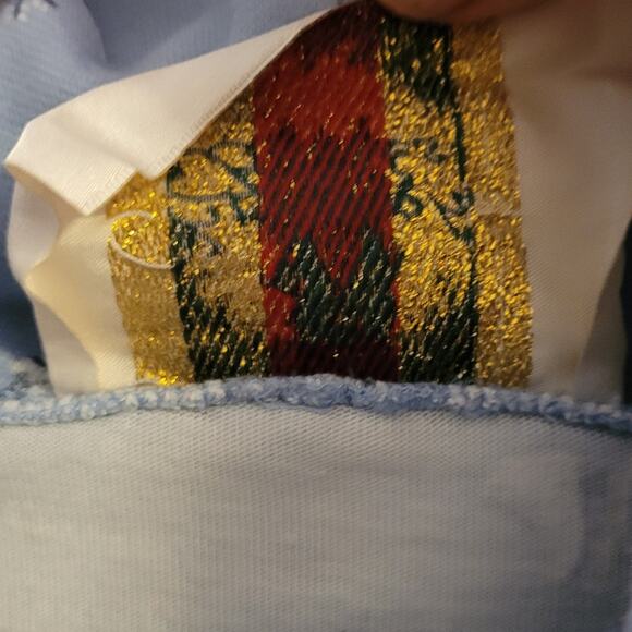 Vntg Christopher & Banks Hand Embroidered Winter Ramie Cotton Sweater Vest Set M - Picture 13 of 16